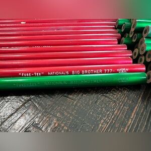 99 Vintage NATIONAL'S Big Brother 777 Black Lead Pencils Unused Thick Soft